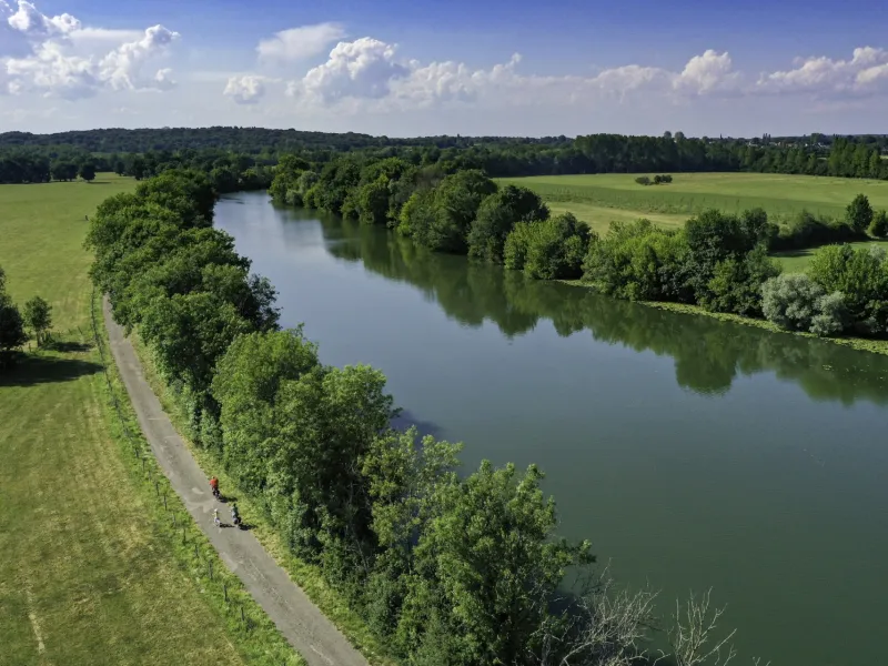 Itinéraire de la Voie Bleue en Côte d'Or
