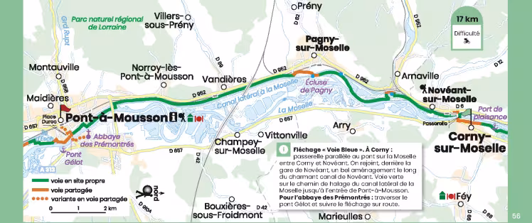 Guide Routard à vélo La Voie Bleue page démo
