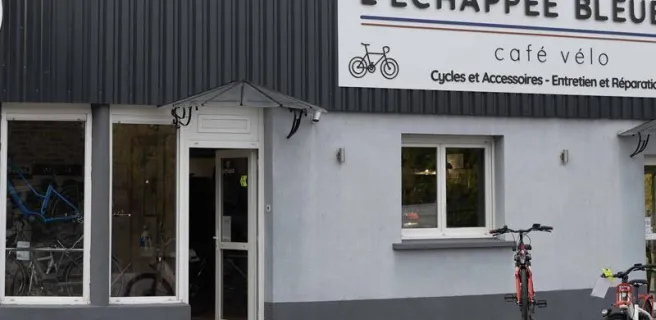 Cafe vélo l'Echappée Bleue