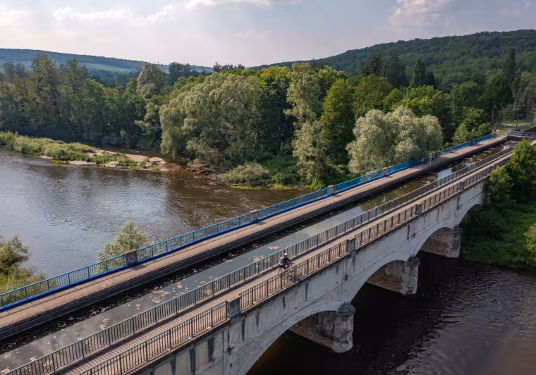Pont-canal Flavigny-sur-Moselle La Voie Bleue