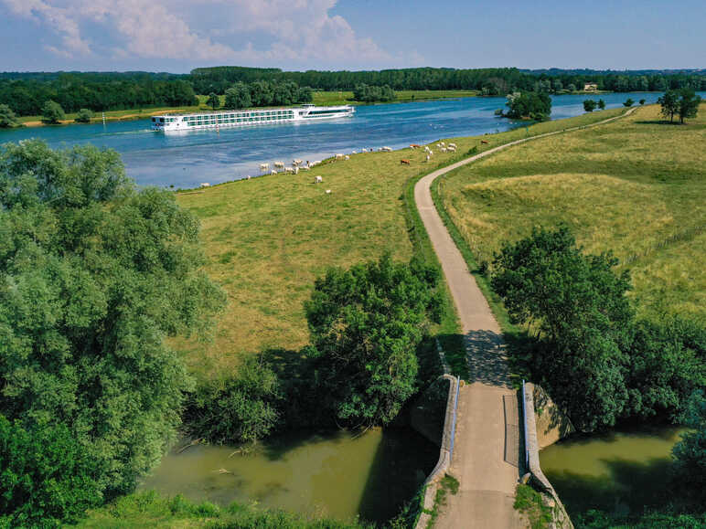 La Saône et la rivière Mouge